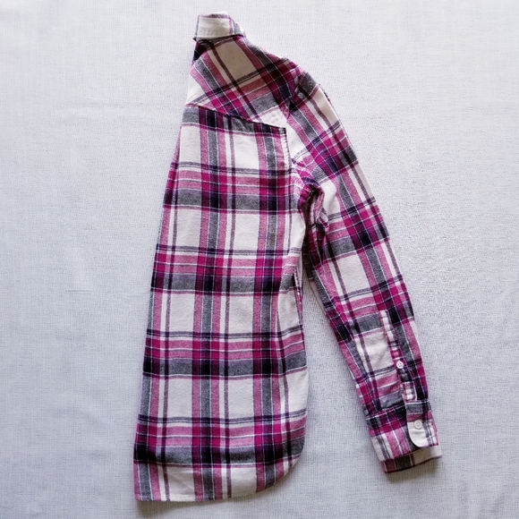 Woolrich Pink/Purple Plaid Button Down Flannel - Picture 14 of 15